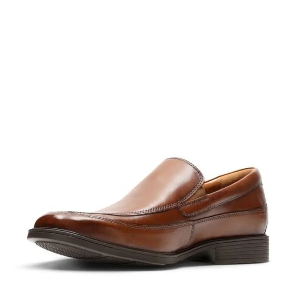 CLARKS Men's Leather Loafers Dress Shoes